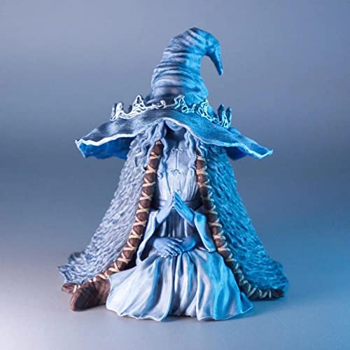 NAUXIU Ranni The Witch - Elden Ring Figure,elden Ring Ranni Witch Figure,ranni Decor Sculpture,mysterious Elden Ring Merchandise Ranni The Witch Figures with Detachable Hat,game Collection Ornaments