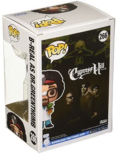 Funko POP! Rocks: Cypress Hill - B Real - (Dr. Greenthumb) - Collectable Vinyl Figure - Gift Idea - Official Merchandise - Toys for Kids & Adults - Music Fans - Model Figure for Collectors