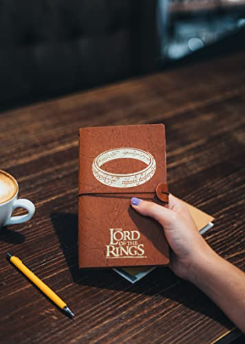 Grupo Erik The Lord Of The Rings One Ring Travel Journal | PU Leather Journal Notebook | Diary Journal | LOTR Notebook | Lord Of The Rings Gifts | Lord Of The Rings Merchandise