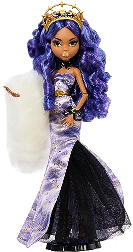 Monster High Clawdeen Wolf Howliday Edition Fashion Doll in Purple Gown