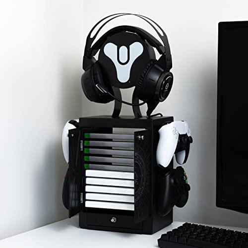 Numskull Official Destiny Gaming Locker, Controller Holder, Headset Stand for PS5, Xbox Series X S, Nintendo Switch - Official Destiny Merchandise