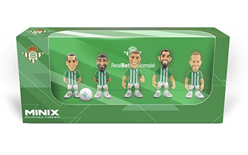 MINIX Collectible Figurines 7 Cms Pack Of 9 (Joaquin, Canales, Juanmi, Fekir, Churches) By Real Betis, 10899