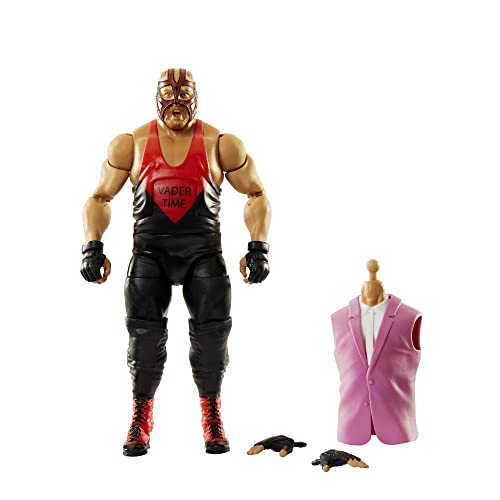 WWE Elite Action Figure Royal Rumble Vader with Accessory and Dok Hendrix Build-A-Figure Parts, HKP16