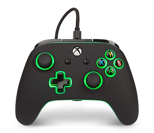 PowerA Enhanced Wired Controller for Xbox One, Officially Licensed - Spectra (7 Colour LED Backlights) for Stereo System