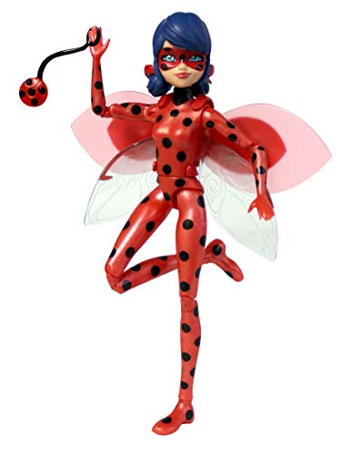 BANDAI Miraculous: Tales Of Ladybug And Cat Noir Small Ladybug Doll | 12cm Miraculous Ladybug Doll With Accessories | Marinette Superhero Ladybug Toy | Miraculous Toys Miraculous Dolls Range