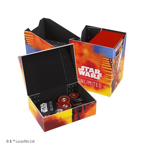 Gamegenic | Star Wars Unlimited Soft Crate - Luke/Vader | Trading Card Accessory