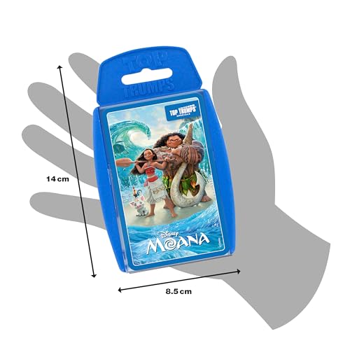 Top Trumps Disney's Moana Specials Card Game, play with 30 of your favourite moments with Maui, Hei Hei, Pua, Gramma Tala and Te Fiti, educational gift and toy for ages 8 plus