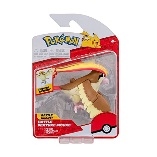 Pokémon PKW3365 Battle Feature Figure - Tauboss Official Articulated Figure, 11.5 cm