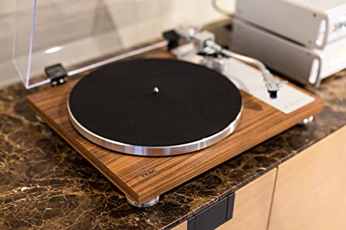 Teac Direct-drive Analog Turntable TN-4D (USB Output for Digital Recording on PC/Mac and built-in Phono EQ Amplifier) Walnut