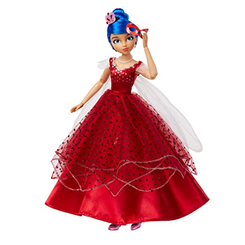 Miraculous Ladybug & Cat Noir The Movie Marinette Ball Gown Fashion Doll | 26cm Miraculous Marinette Doll In Ball Gown With Accessories | Part Of Bandai Miraculous Ladybug And Cat Noir Toys Range