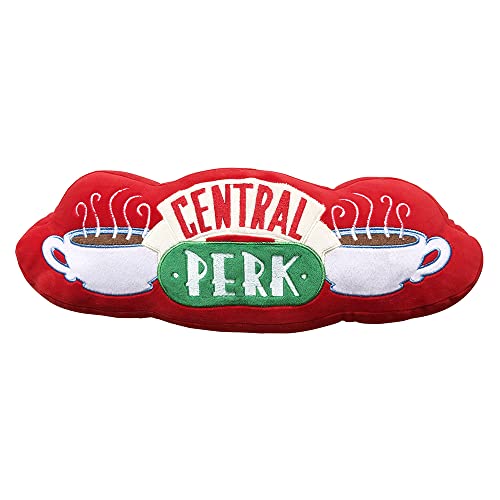 Nemesis Now Friends Central Perk Cushion 40cm, Polyester, Red, Officially Licensed Friends Merchandise, Friends Giftware, Soft to Touch, Perfect For Any Lover of Friends
