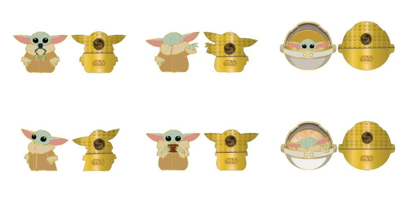 Loungefly - Disney - Star Wars - the Mandalorian - Grogu (the Child, Baby Yoda) - (Grogu (the Child, Baby Yoda), Baby Yoda) - Blind Enamel Pin Purchase - Star Wars: the Mandalorian Enamel Pins