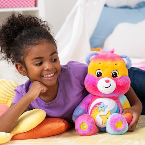 Care Bears | Dare To Care Bear 35cm Medium Plush | Collectable Cute Plush Toy, Cuddly Toys for Children, Soft Toys for Girls and Boys, Cute Teddies Suitable for Girls Boys Ages 4+ | Basic Fun 22338