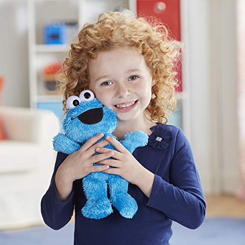 Sesame Street Little Laughs Tickle Me Cookie Monster, Talking, Laughing 10-Inch Plush Toy for Toddlers, Kids 12 Months and Up