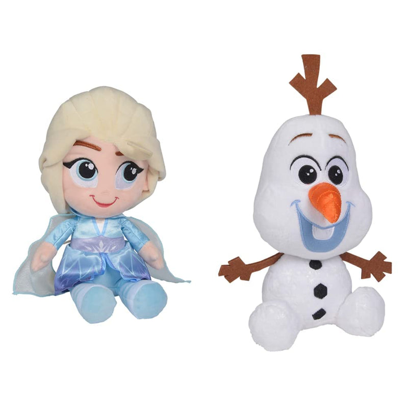 Disney FROZEN 2 CHUNKY ELSA 25CM SOFT TOY & FROZEN 2 CHUNKY SVEN 25CM SOFT TOY