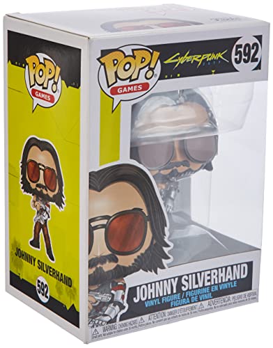 Funko POP! Games: Cyberpunk 2077- Johnny Silverhand 2 - Collectable Vinyl Figure For Display - Gift Idea - Official Merchandise - Toys For Kids & Adults - Games Fans - Model Figure For Collectors