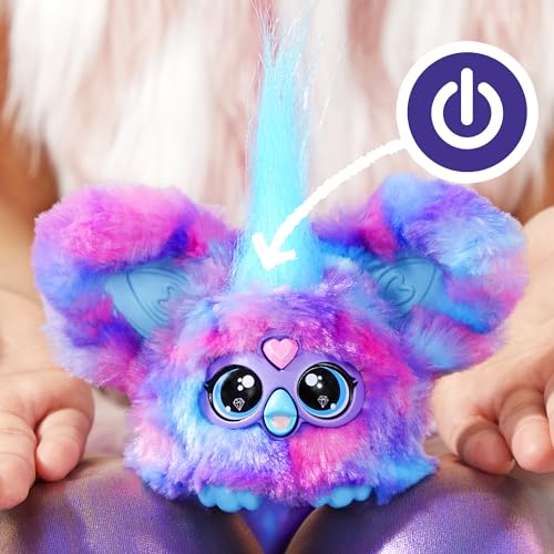 Furby Furblets Luv-Lee Mini Electronic Plush Toy, Blue