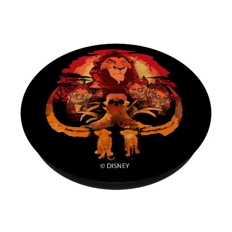 Disney The Lion King Scar Simba Nala Hyenas Sunset PopSockets Swappable PopGrip