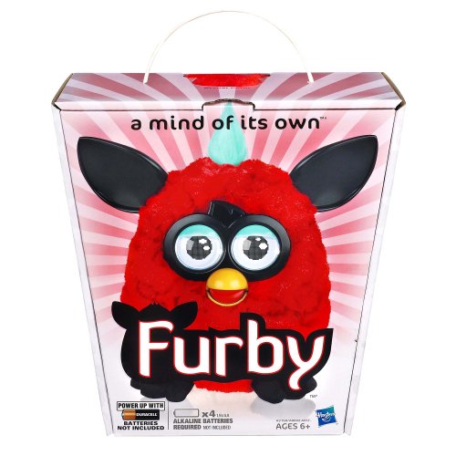 Furby Interactive Plush Red And Black