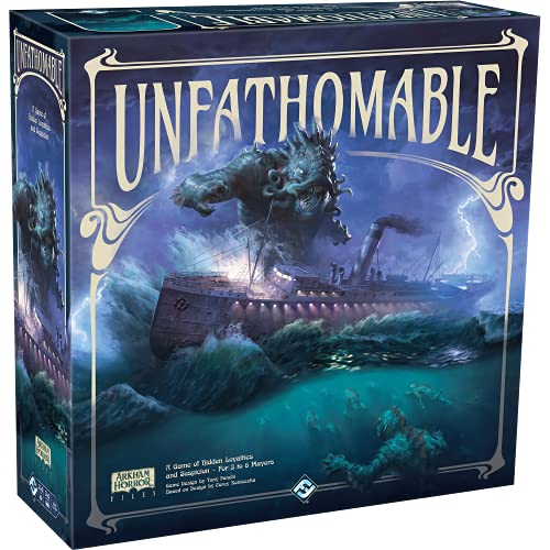 FFG Fantasy Flight Games | Unfathomable | Board Game | Ages 14+ | 3-6 Players | 120-240 Minutes Playing Time, FFGUNF01 , Black