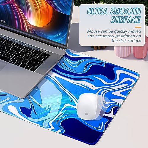 YUWLDD Mouse Pad Gaming Large Desk Pad (31.5 x 11.8 x0.12 inch) Washable Large Mouse Mat, Japanese Mouse Pad with Anti-Slip Rubber Base, Extended Mouse Pad for Office & Home.