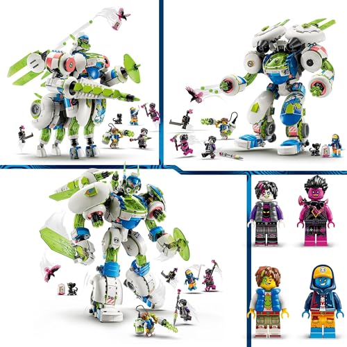 LEGO DREAMZzz Mateo and Z-Blob the Knight Battle Mech Set, Space Shuttle Toy Rebuilds into 3 Different Robot Action Figures for Boys & Girls, Fantasy Birthday Gift for Kids aged 10 Plus 71485