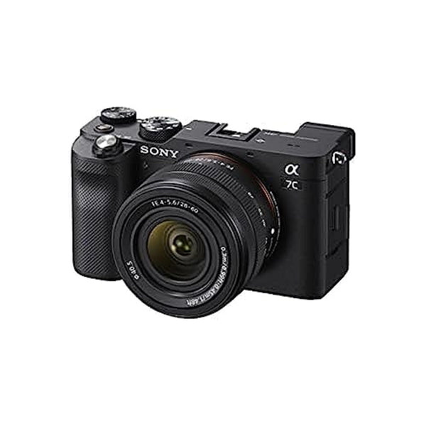 Sony Alpha 7 C | Full-frame Mirrorless Camera with Sony FE 28-60mm F4-5.6 Interchangeable Zoom Lens (Compact and Lightweight, Real-time Autofocus, 24.2 Megapixels, 5-Axis Stabilisation) - Black