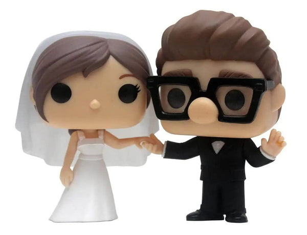 Funko POP! Disney: up - 2 Pack Wedding Carl & Ellie - Amazon Exclusive - Collectable Vinyl Figure - Gift Idea - Official Merchandise - Toys for Kids & Adults - Movies Fans