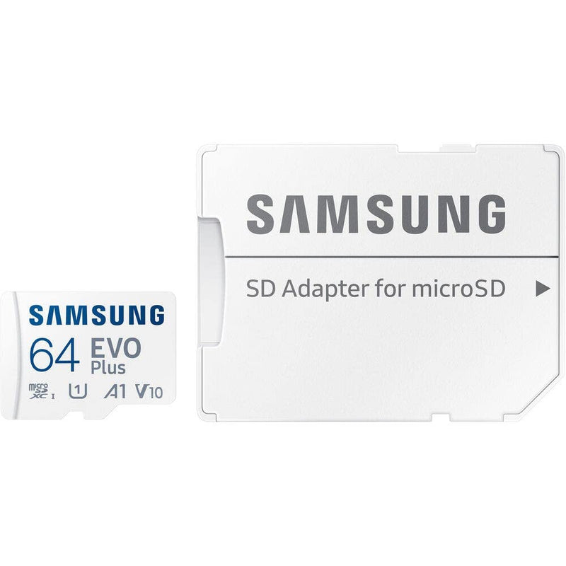 Samsung Evo plus 64GB microSD SDXC U1 class 10 A1 memory card 130MB/S Adapter 2021