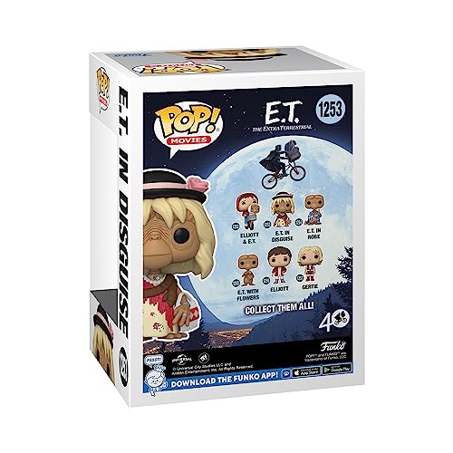 Funko POP! Movies: E.T. 40th - E.T. In Disguise - E.T. the Extra Terrestrial - Collectable Vinyl Figure - Gift Idea - Official Merchandise - Toys for Kids & Adults - Movies Fans