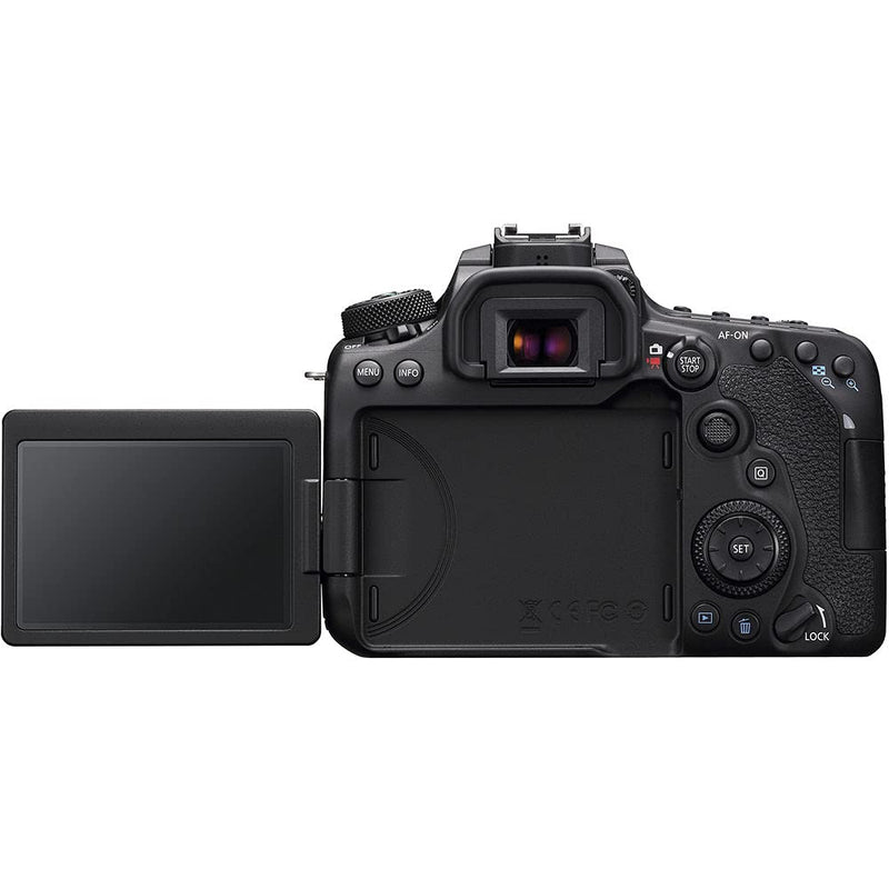 Canon EOS 90D + EF-S 18-135mm f/3.5-5.6 IS USM Black & EOS 2000D DSLR Camera and EF-S 18-55 mm f/3.5-5.6 IS II Lens - Black