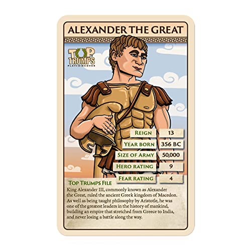 Top Trumps Heroes of History Card Game - Leaders of the Ancient World