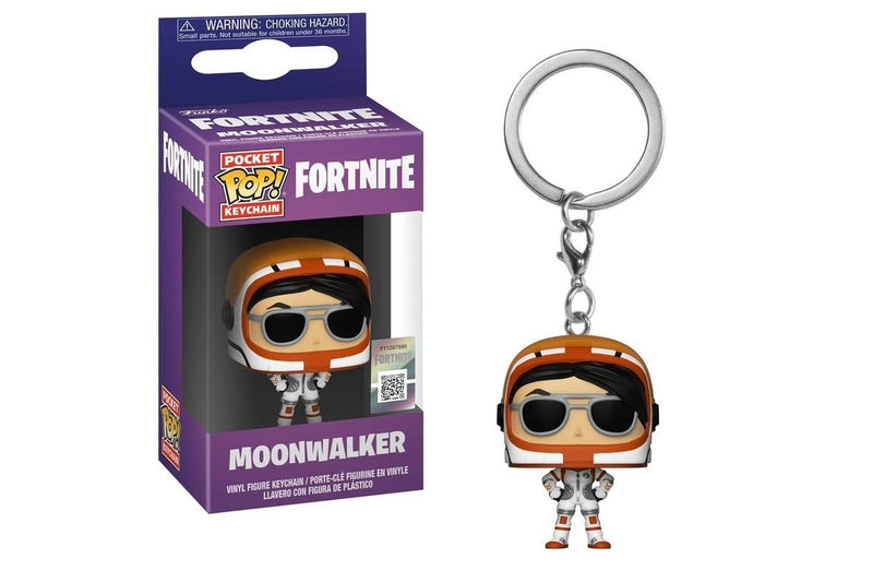 Funko Pocket POP! Keychain: Fortnite: Moonwalker - Collectable Vinyl Mini Figure Novelty Keyring - Stocking Filler - Gift Idea - Official Merchandise - Video Games Fans - Minifigure