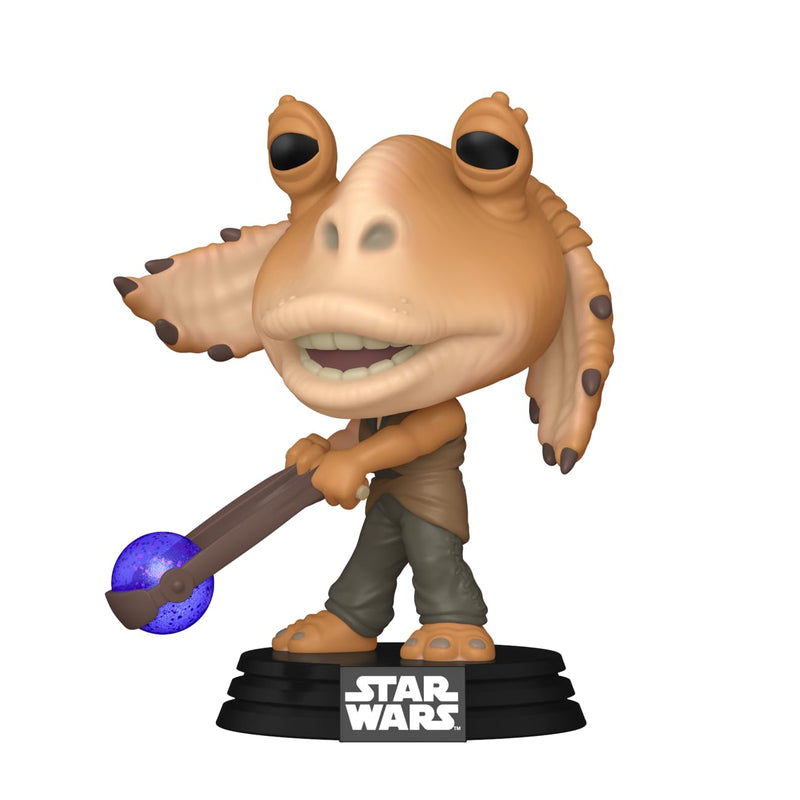 Funko POP! Star Wars: Episode 1 The Phantom Menace Anniversary - Jar Jar Binks With Booma Balls - Collectable Vinyl Figure - Gift Idea - Official Merchandise - Toys for Kids & Adults - Movies Fans