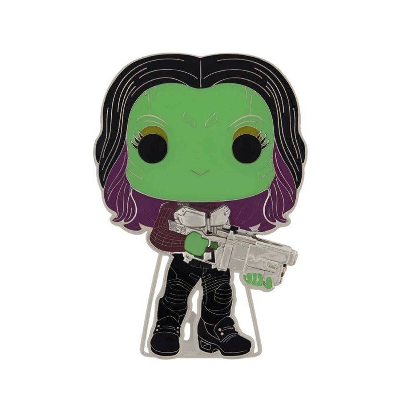 Loungefly POP! Large Enamel Pin MARVEL INFINITY SAGA: GAMORA CHASE GROUP - Gamora - Avengers Infinity War Enamel Pins - Cute Collectable Novelty Brooch - for Backpacks & Bags - Gift Idea