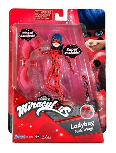 BANDAI Miraculous: Tales Of Ladybug And Cat Noir Small Ladybug Doll | 12cm Miraculous Ladybug Doll With Accessories | Marinette Superhero Ladybug Toy | Miraculous Toys Miraculous Dolls Range