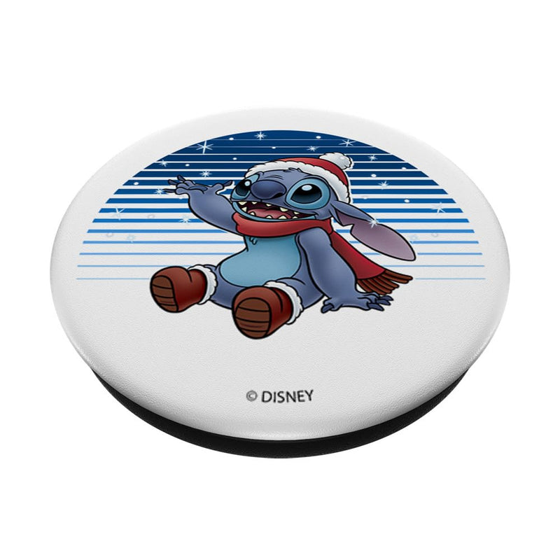 Disney Lilo & Stitch Snowing Stitch in Santa Hat PopSockets Swappable PopGrip