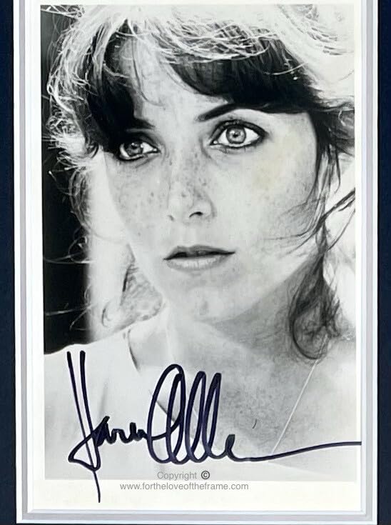 Karen Allen Signed Autograph Movie Memorabilia Raiders Of The Lost Ark Photo Poster In Luxury Handmade Wooden Frame & AFTAL Certificate Of Authenticity