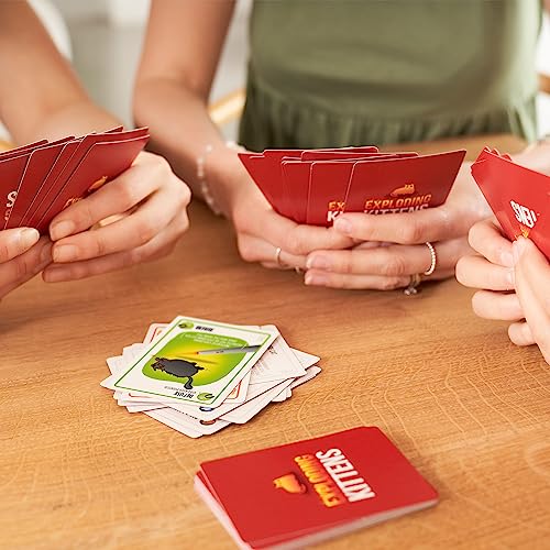 Exploding Kittens Card Game - Original Edition, Fun Family Games for Adults Teens & Kids - Fun Card Games - 15 Min, Ages 7+, 2-5 Players