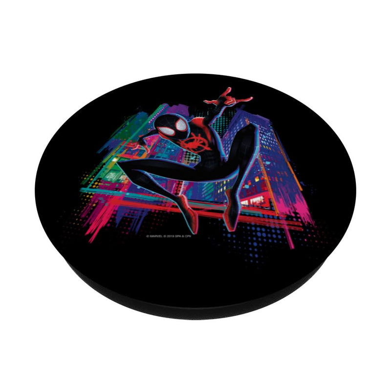 Marvel Spider-Man Miles Morales Graffiti City PopSockets Swappable PopGrip