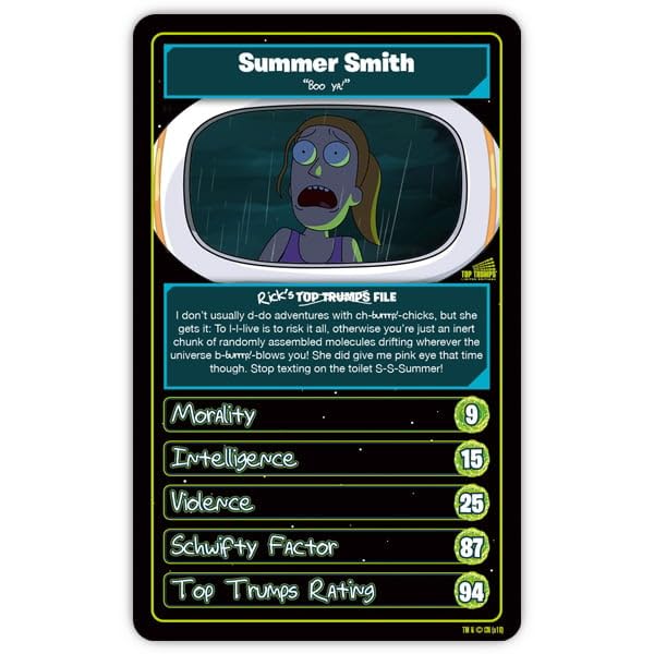 Top Trumps 31943 Specials Rick and Morty Card Game, Multi-Colour, for 3 years to 99 years