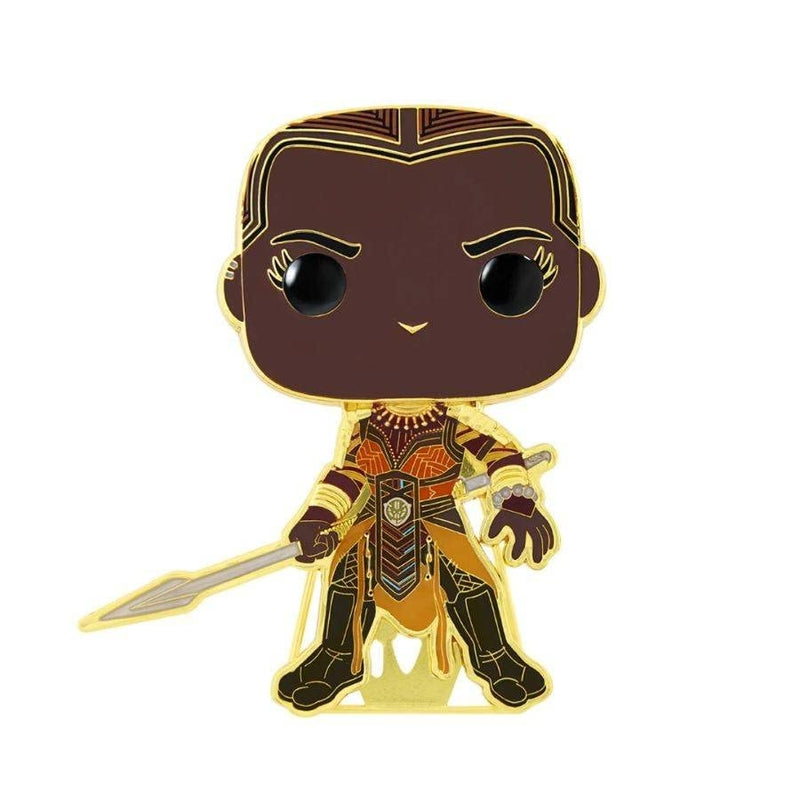 Loungefly POP! Large Enamel Pin MARVEL INFINITY SAGA: OKOYE - Okoye - Avengers Infinity War Enamel Pins - Cute Collectable Novelty Brooch - for Backpacks & Bags - Gift Idea - Movies Fans