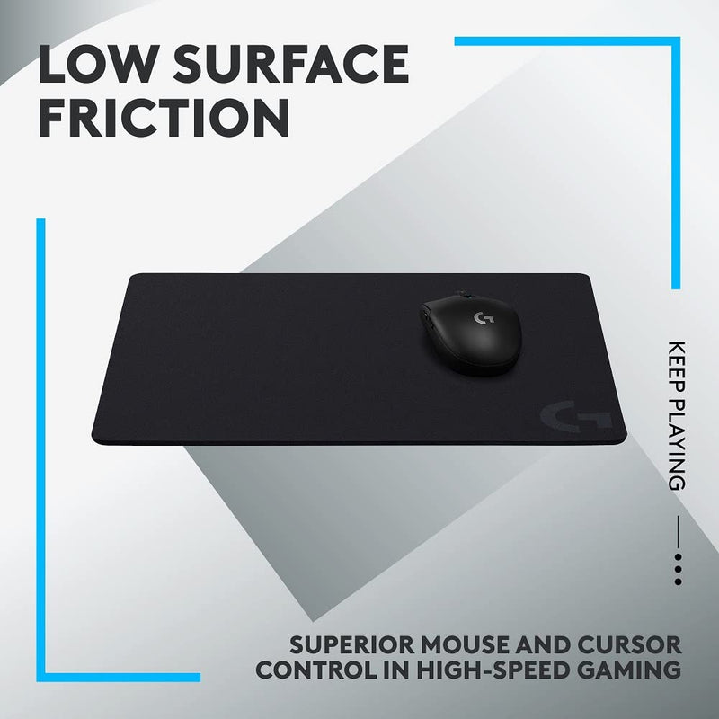 Logitech G G440 Hard Gaming Mouse Pad, Optimised for Gaming Sensors, Low Surface Friction, Non-Slip Mouse Mat, Mac and PC Gaming Accessories, 340 x 280 x 5 mm