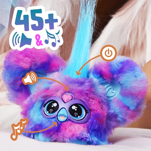 Furby Furblets Luv-Lee Mini Electronic Plush Toy, Blue