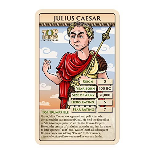 Top Trumps Heroes of History Card Game - Leaders of the Ancient World