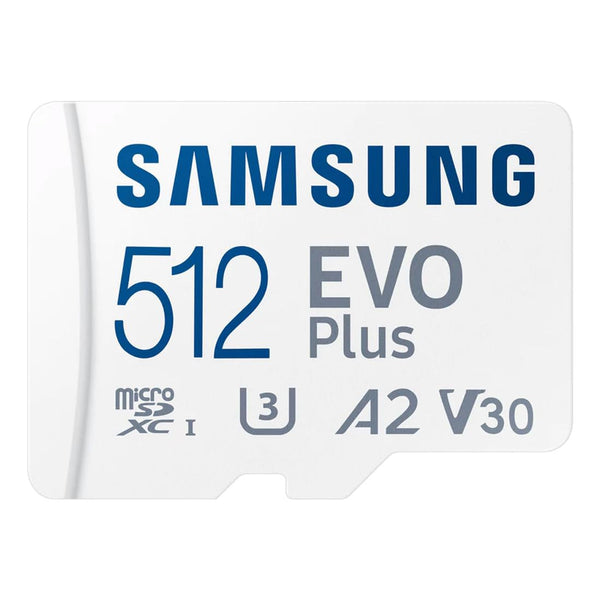 Samsung Evo Plus microSD SDXC U3 Class 10 A2 Memory Card 130MB/s with SD Adapter 2021 (512GB)