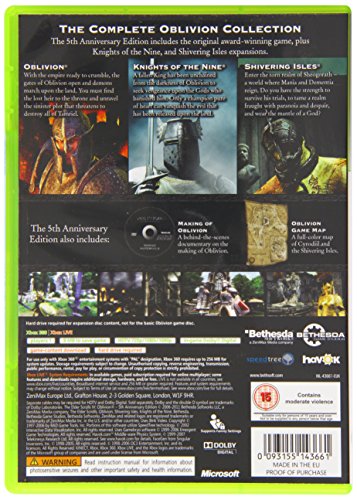 The Elder Scrolls IV: Oblivion 5th Anniversary Edition (XBOX 360)