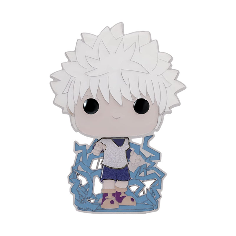 Loungefly POP! Large Enamel Pin HUNTERxHUNTER: Killua Zoldyck Chase Group - Hunter X Hunter (HXH) Enamel Pins - Cute Collectable Novelty Brooch - for Backpacks & Bags - Gift Idea - Anime Fans