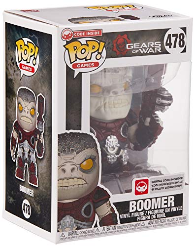 Funko 37438 POP Games: Gears of War-Boomer Collectible Figure, Multicolor