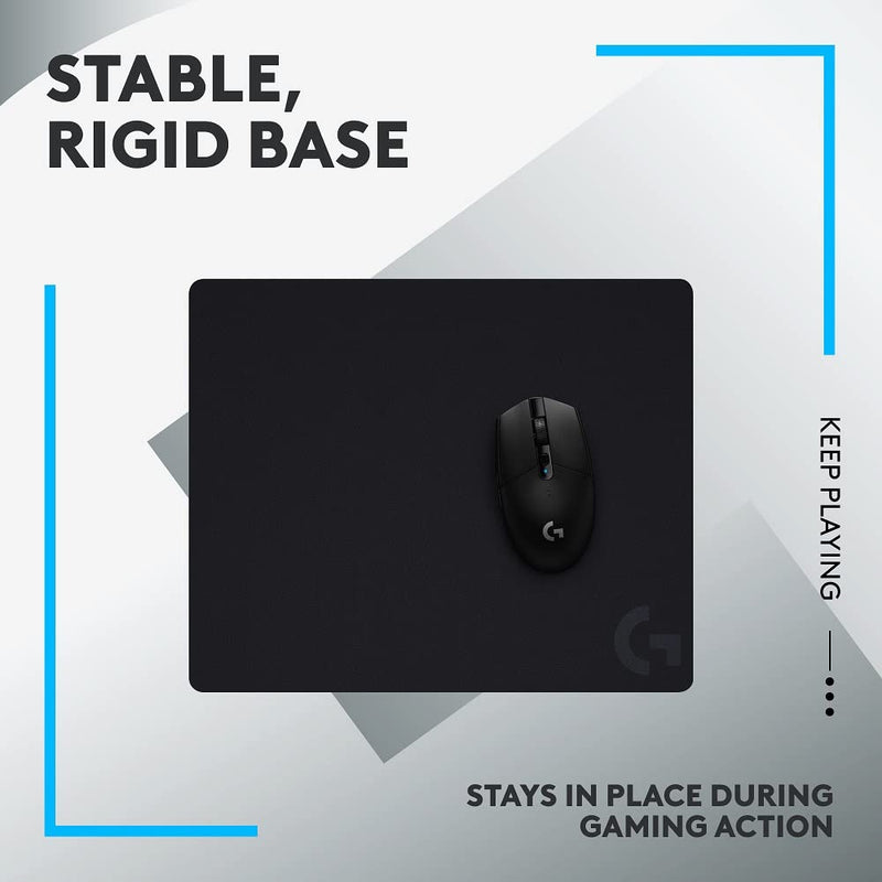 Logitech G G440 Hard Gaming Mouse Pad, Optimised for Gaming Sensors, Low Surface Friction, Non-Slip Mouse Mat, Mac and PC Gaming Accessories, 340 x 280 x 5 mm